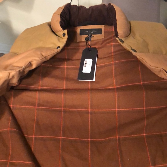 Rag & Bone Field Tan Padded Vest - Picture 2 of 6